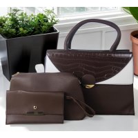 H1568 - Stylish Casual 3pc Handbag Set